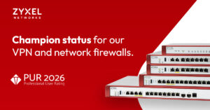 Zyxel Networks a obținut locul întâi în clasamentul pentru firewall-uri și VPN-uri în cel mai recent sondaj de securitate realizat de Techconsult