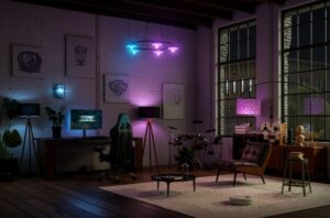 Philips Evnia lansează AmbiScape, o soluție de iluminare pentru gaming sincronizată cu întreaga cameră