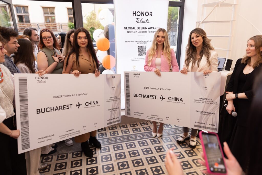 România se remarcă în competiția globală HONOR Talents: NextGen Creators premiază noua generație de artiști și designeri la București