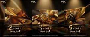 TCL își consolidează poziția de lider global pe piața televizoarelor pentru al cincilea an consecutiv