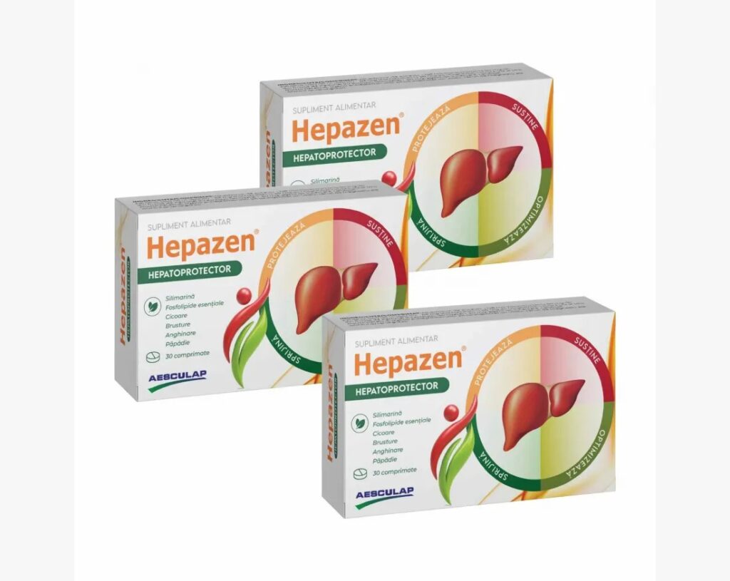 Hepazen se reinventează: același sprijin natural pentru sănătatea ficatului, într-o nouă identitate vizuală